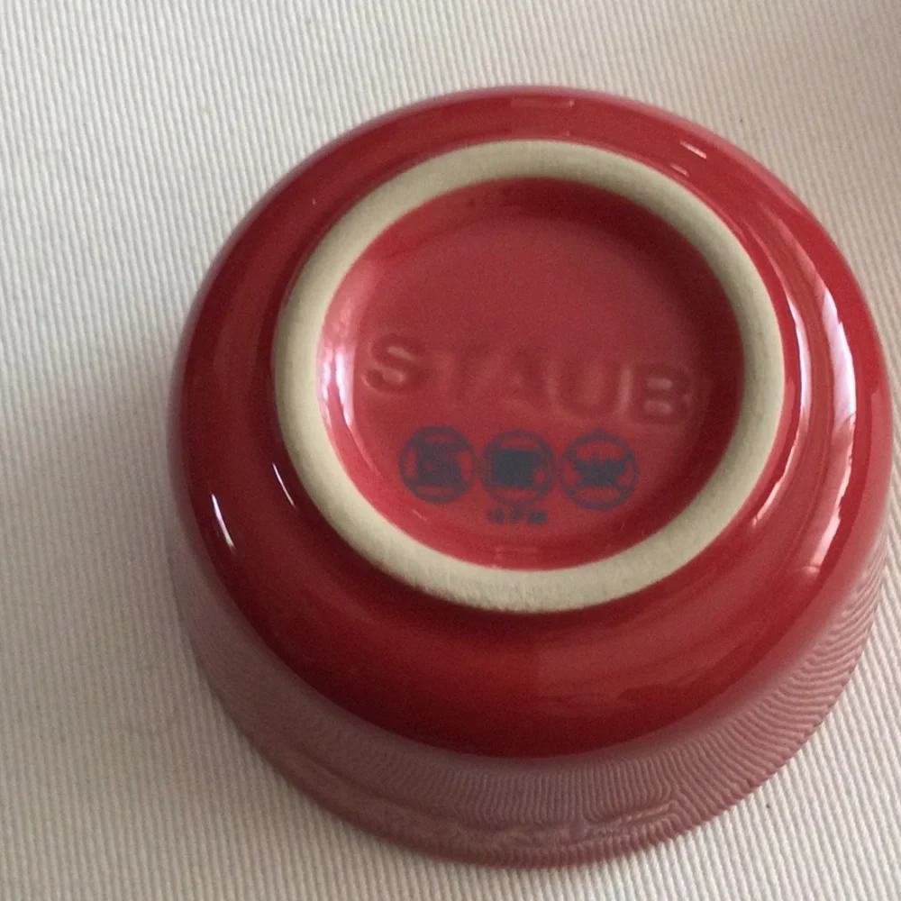 Staub Red Ceramic Ramekins - Picture 3 of 7